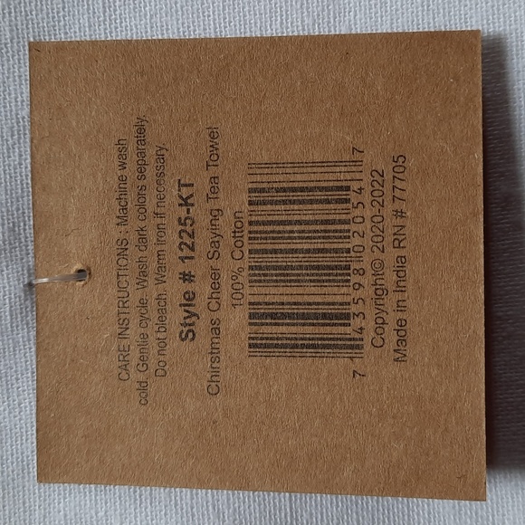 Have Yourself A Merry Little Christmas Cotton Printed Holiday Kitchen Dish Towel - Picture 4 of 6